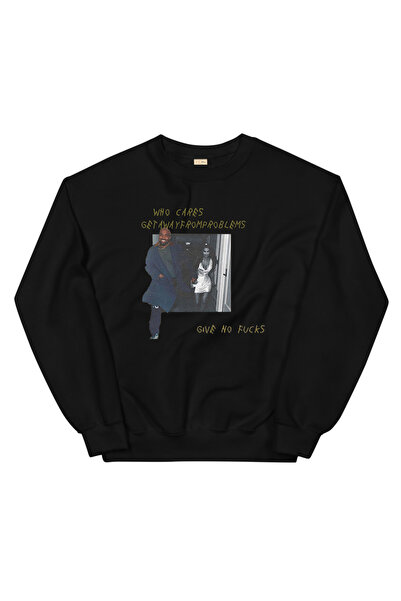 Drippy كاني ويست البلوز الأسود