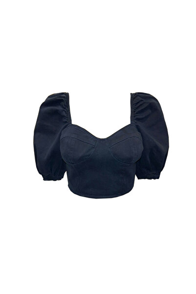 Rocky girl Karpuz kol denim lacivert büstiyer