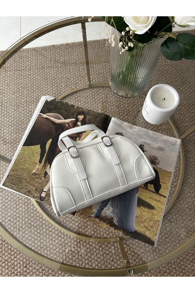 Paradise BEYAZ ÇİFT SAPLI ÇAPRAZ ASKILI ÇANTA