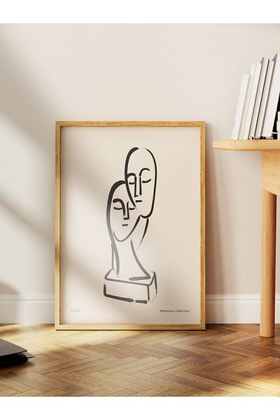Postifull Απαλή αφίσα Boho Nordic με θέμα Duar - Διακόσμηση σαλονιού, κουζίνας και υπνοδωματίου