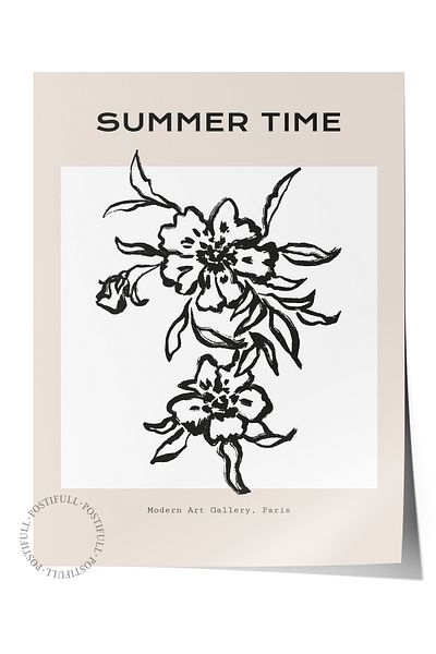 Postifull Απαλή αφίσα Boho Nordic με θέμα Duar - Διακόσμηση σαλονιού, κουζίνας και υπνοδωματίου