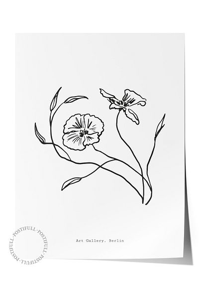 Postifull Απαλή αφίσα Boho Nordic με θέμα Duar - Διακόσμηση σαλονιού, κουζίνας και υπνοδωματίου