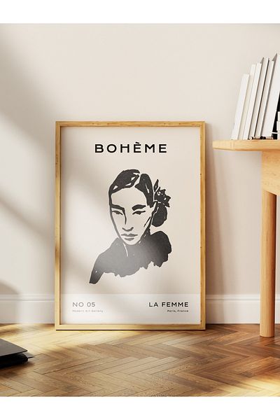 Postifull Απαλή αφίσα Boho Nordic με θέμα Duar - Διακόσμηση σαλονιού, κουζίνας και υπνοδωματίου