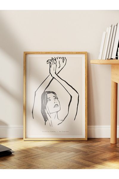 Postifull Απαλή αφίσα Boho Nordic με θέμα Duar - Διακόσμηση σαλονιού, κουζίνας και υπνοδωματίου