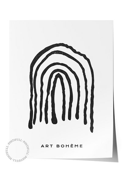 Postifull Απαλή αφίσα Boho Nordic με θέμα Duar - Διακόσμηση σαλονιού, κουζίνας και υπνοδωματίου