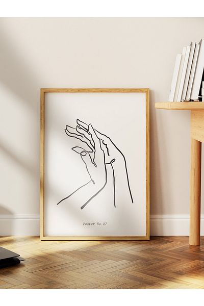 Postifull Απαλή αφίσα τοίχου χωρίς πλαίσιο Boho, αφίσα με θέμα το σκανδιναβικό - Διακόσμηση σαλονιού, κουζίνας και υπνοδωματίου