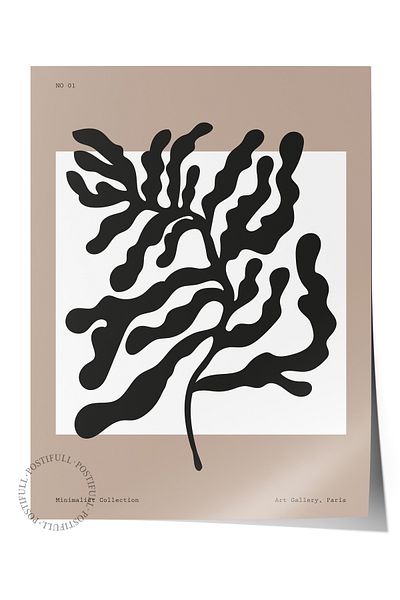 Postifull Απαλή αφίσα Boho Nordic με θέμα Duar - Διακόσμηση σαλονιού, κουζίνας και υπνοδωματίου