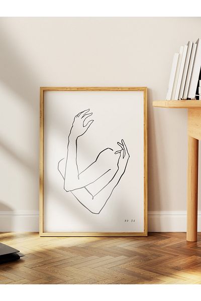 Postifull Απαλή αφίσα Boho Nordic με θέμα Duar - Διακόσμηση σαλονιού, κουζίνας και υπνοδωματίου
