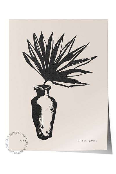 Postifull Απαλή αφίσα Boho Nordic με θέμα Duar - Διακόσμηση σαλονιού, κουζίνας και υπνοδωματίου
