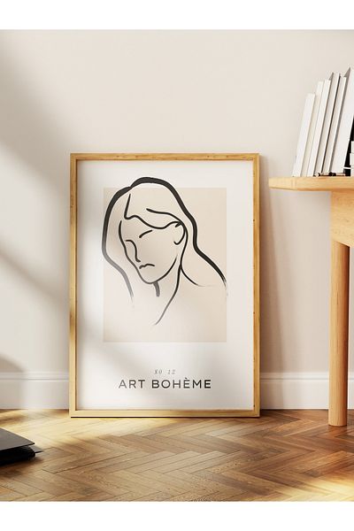 Postifull Απαλή αφίσα Boho Nordic με θέμα Duar - Διακόσμηση σαλονιού, κουζίνας και υπνοδωματίου