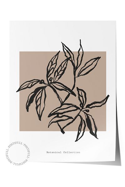 Postifull Απαλή αφίσα Boho Nordic με θέμα Duar - Διακόσμηση σαλονιού, κουζίνας και υπνοδωματίου