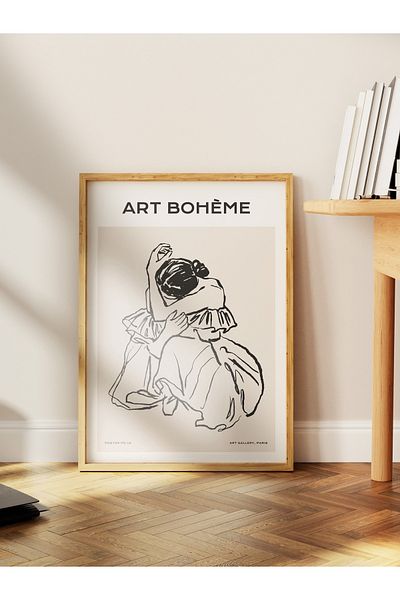 Postifull Απαλή αφίσα Boho Nordic με θέμα Duar - Διακόσμηση σαλονιού, κουζίνας και υπνοδωματίου