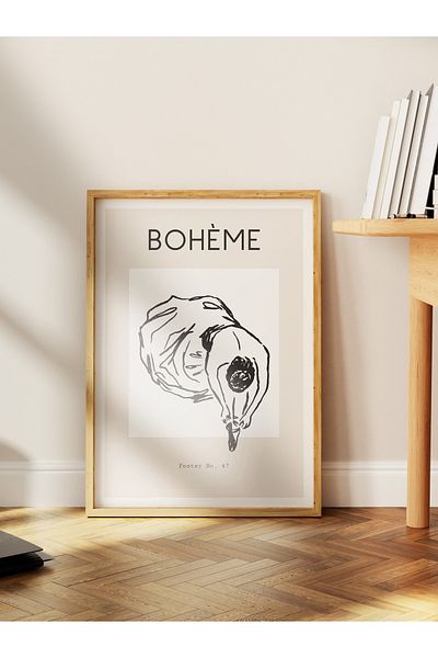 Postifull Απαλή αφίσα Boho Nordic με θέμα Duar - Διακόσμηση σαλονιού, κουζίνας και υπνοδωματίου