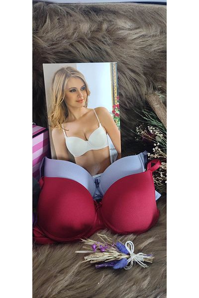 SATTENS LUXURY BOXED 2 PIECES SIMPLE BRA