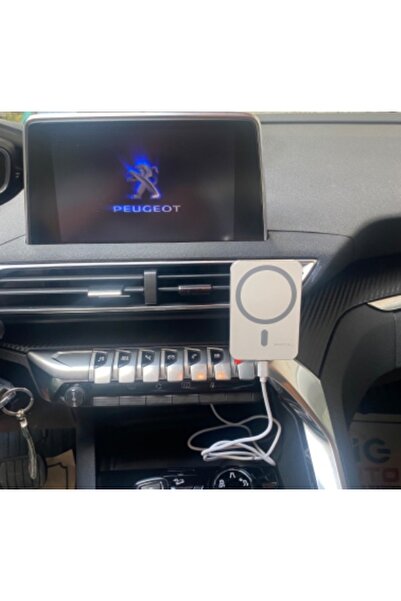 BalcıoğluSRV PEUGEOT ARAÇ İÇİ KABLOSUZ ŞARJ CİHAZI WİRELESS CHARGER (İPHONE 1...