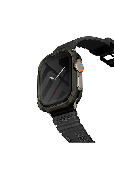 Skinarma Watch Ultra Uyumlu 49mm SkinArma Kurono Buzlu Tasarım Sert PC Kasa K...
