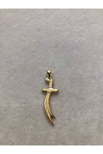 safderuntaki Hz.ali Kılıcı Zülfikar 14 Ayar Altın Kolye Ucu