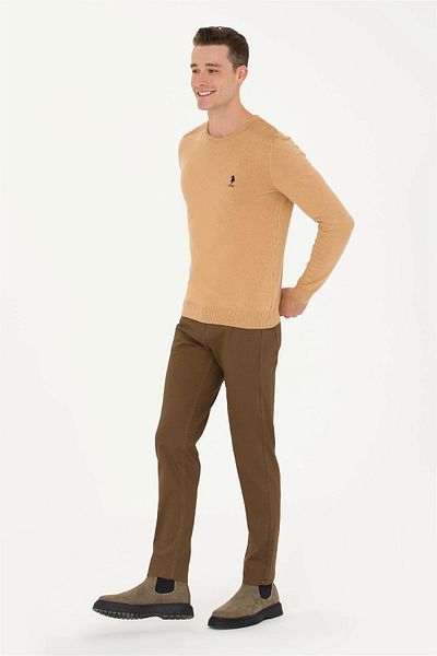 U.S. Polo Assn. Ανδρικό παντελόνι από καμβά καρύδας G081GL078.0001728006