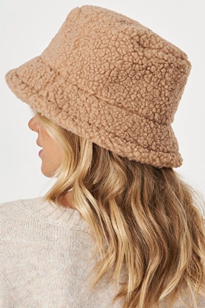 BAHELS Καπέλο Camel Teddy βελούδινο Bucket