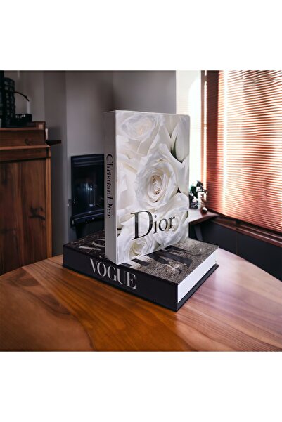 NARİBA Набір з 2 декоративних книжкових коробок Vogue & Dior