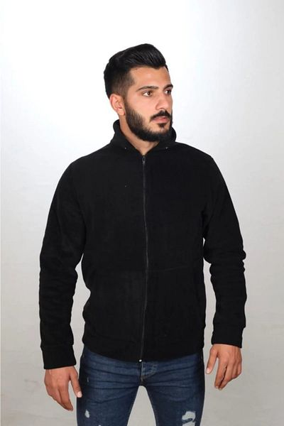 nacar çarşı Unisex Sports Model Polar Coat Cardigan