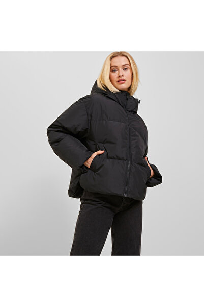 Jack & Jones Misty Down Kadın Siyah Mont (12236528-B)