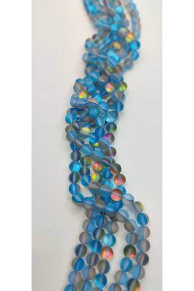 Egem aksesuar مصفوفة من الخرز الزجاجي للمجوهرات 6 مم 1 مصفوفة