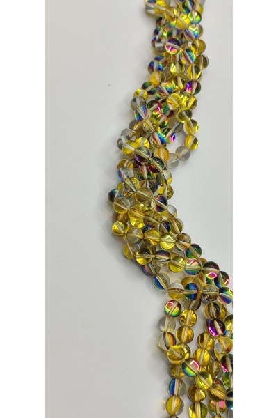 Egem aksesuar Κοσμήματα από γυαλί σε κλωστή 6 χιλιοστά 1 κλωστή