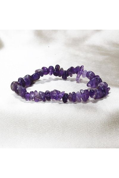 ILGIN DOĞAL TAŞ TAKI Amethyst Stone Broken Stone Bracelet| Amethyst Bracelet