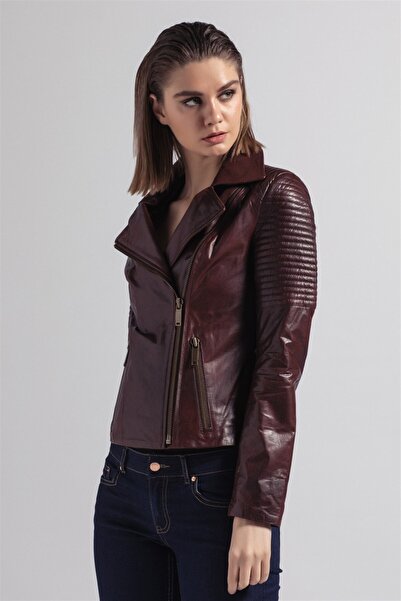 Deriderim Women's Coat Brown F-179