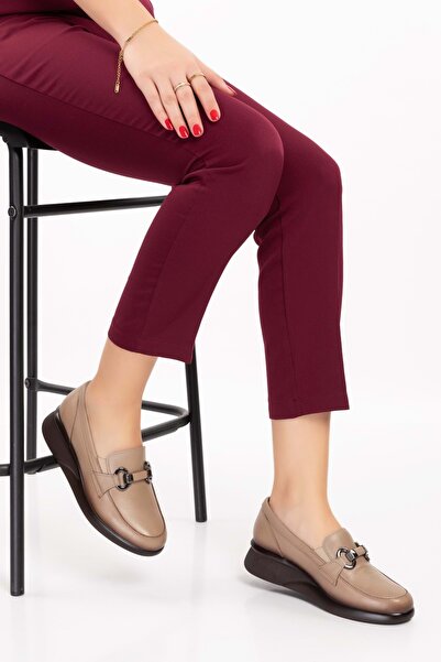 Gondol Hakiki Deri Anatomik Taban Rahat Ayakkabı Elnr.5831