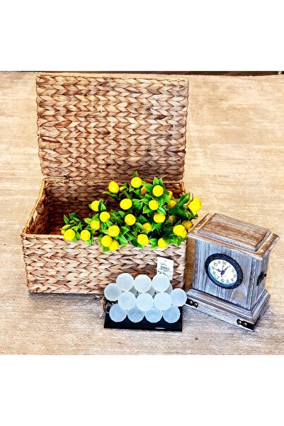 Le Atölye Dikdörtgen Hasır Kapaklı Kutu Büyük Boy