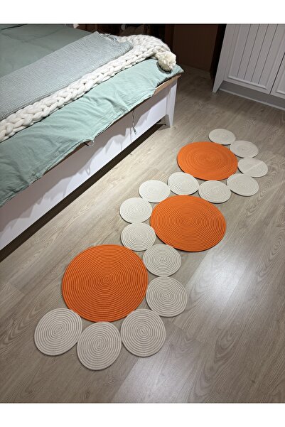 MaVaux Snake Hasır Jüt Bej Yolluk Halı Kilim