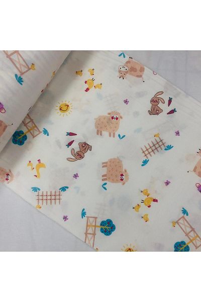 başcılar 240 Cm Cotton Flannel Fabric - 1.00 Meters