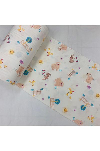 başcılar 240 Cm Cotton Flannel Fabric - 1.00 Meters
