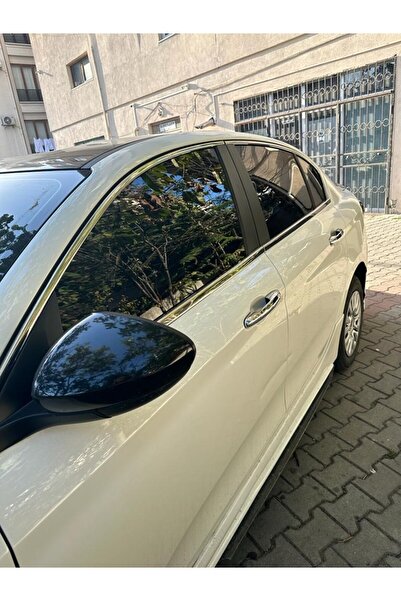 HYM TUNİNG Fiat Egea Sedan 8 Parça Cam Çıtası, Komple Çerçeve, Paslanmaz Çlk