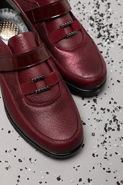 Gondol Hakiki Deri Anatomik Taban Rahat Lastik Bağcıklı Ayakkabı Elnr.5805