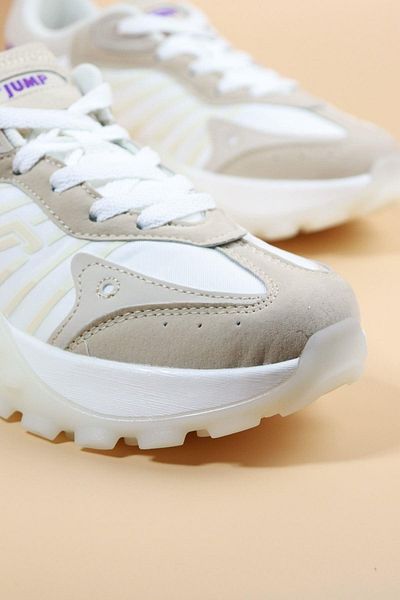 Jump - 29092 Pantofi sport albi pentru femei