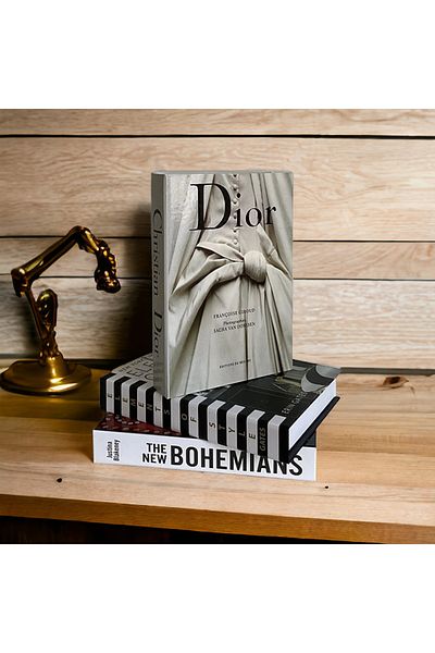 NARİBA 3-Piece Decorative Book Box Set