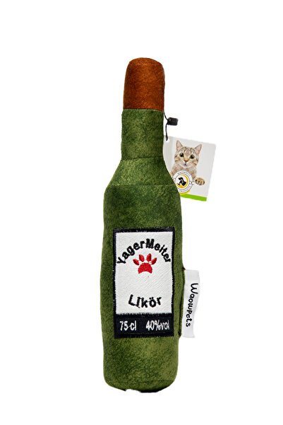 Genel Markalar Bottle Toy, Köpek Oyuncağı, Kedi Oyuncağı, Peluş Oyuncak (Yeşil)