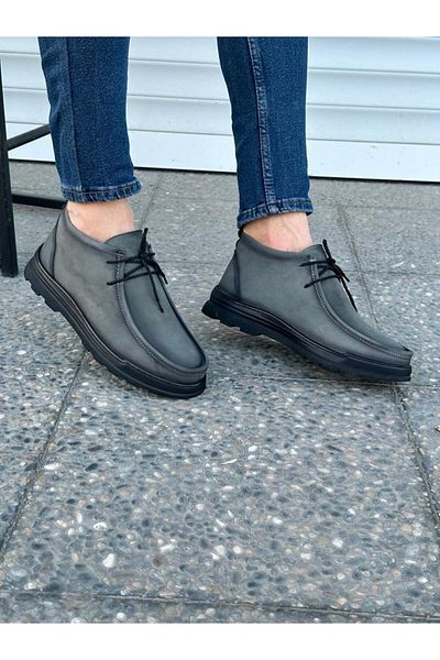 Taşpınar Ayakkabı Taşpınar 100% Leather Men's Winter Comfortable New Season Daily Sports Sisley Boots 40-44