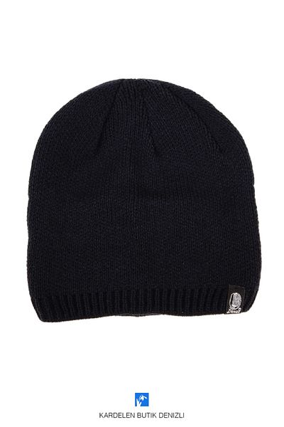 Kardelen Butik Denizli Comfortable and Warm, Plain and Patterned, Non-Foldable Cut-Off Beret (For Women and Men)