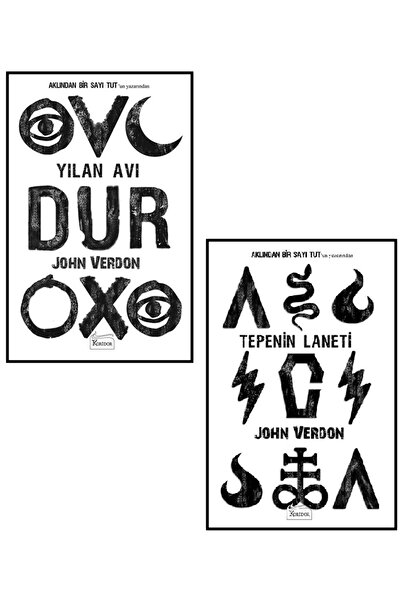 Koridor Yayıncılık Yılan Avı + Tepenin Laneti 2 Kitap Set - John Verdon