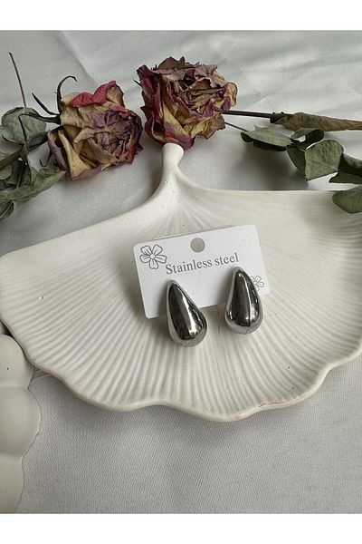 Ayka Jewelry Hailey Bieber Drop Steel Model Earrings