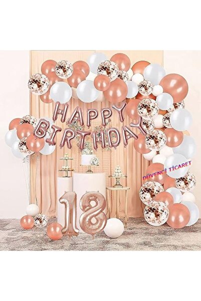 DÜVENCİ TİCARET LÜX 18 YAŞ DOĞUM GÜNÜ BALON SETİ