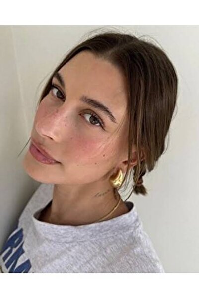 Ayka Jewelry Hailey Bieber Drop Steel Model Earrings