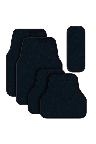 ZMR OTO AKSESUAR Audi A4 Halı Oto Paspas 5 Parça Komple Set - Siyah