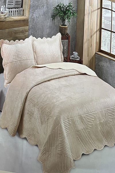Lapenya Home Crystal Microplush Double Bedspread