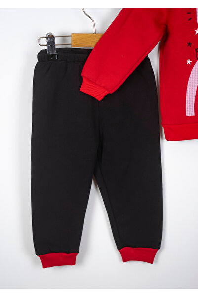 BAYAS GÖKKUŞAĞI 0-1-2-3-4 YAŞ Polarlı Kalın Kumaş Şardonlu Kışlık KIZ Bebek Çocuk Alt Üst Takım %100 Pamuk