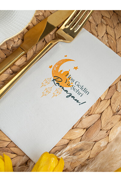 Rima Tasarım Hoşgeldin Ramazan Sunum Peçetesi 20li